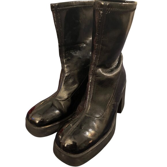 Call it Spring Steffanie Mid-calf platform heeled boots - Picture 7 of 15